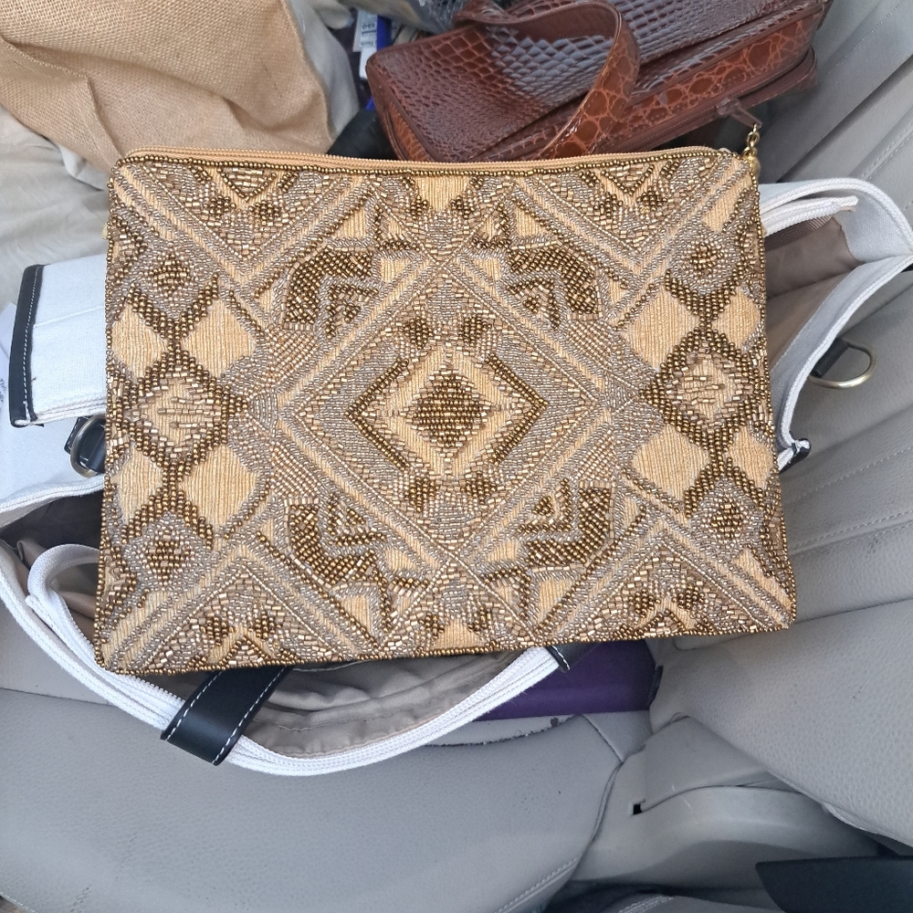 Mary Frances beaded handbag